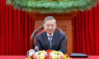 Thư chúc mừng của Tổng Bí thư Tô Lâm nhân dịp Kỷ niệm 80 năm thành lập ngành ngoại giao