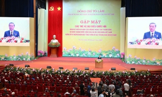 Tổng Bí thư Tô Lâm chủ trì hội nghị gặp mặt các thế hệ đại biểu Quốc hội qua các thời kỳ