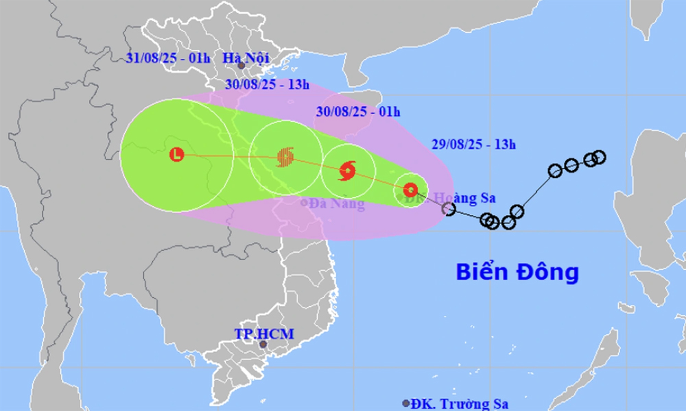  Bão số 6 dự kiến hình thành đêm nay, di chuyển nhanh vào đất liền nước ta