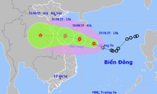 Bão số 6 dự kiến hình thành đêm nay, di chuyển nhanh vào đất liền nước ta