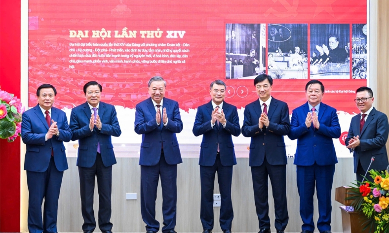  Tổng Bí thư Tô Lâm dự lễ ra mắt Trang thông tin điện tử "Đảng Cộng sản Việt Nam - Đại hội XIV"