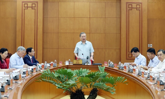 Tổng Bí thư Tô Lâm: Tháo gỡ vướng mắc phát sinh, đảm bảo tính thống nhất, đồng bộ của hệ thống pháp luật ​