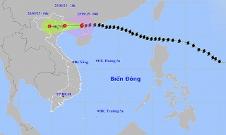  Bão số 9 tiến vào đất liền Bắc Bộ, gây mưa lớn diện rộng