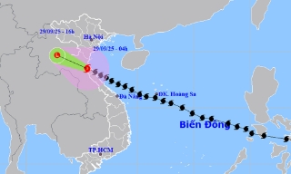 Tin bão trên đất liền, cơn bão số 10