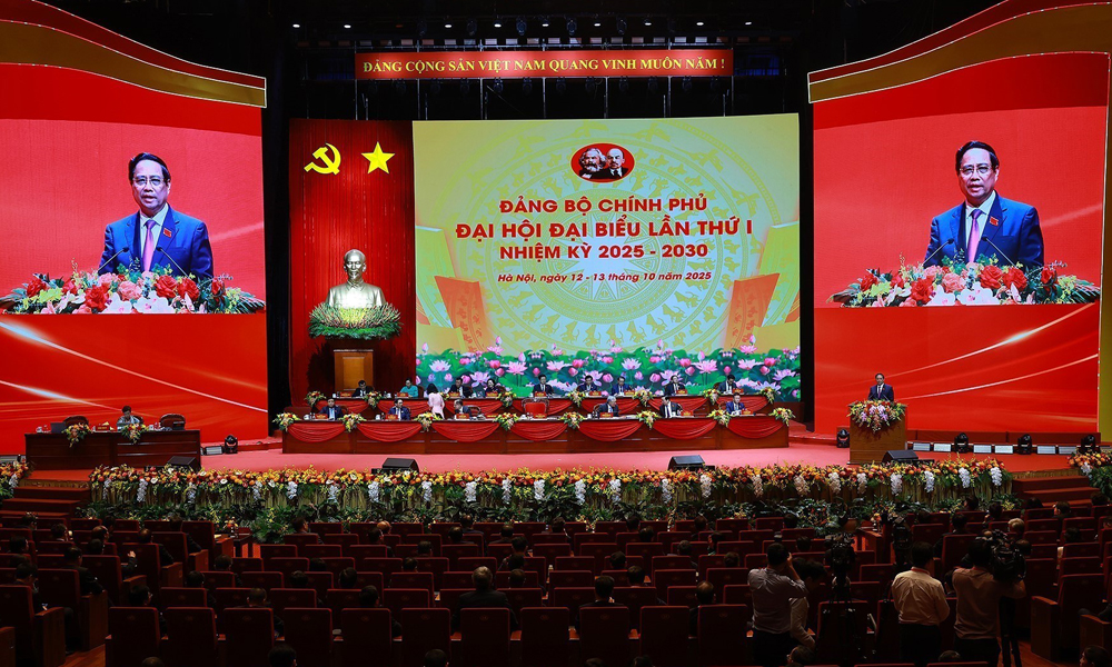  Đại hội đại biểu Đảng bộ Chính phủ lần thứ I: “Đoàn kết kỷ cương - Dân chủ đổi mới - Đột phá phát triển - Gần dân, vì dân”