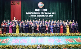 Đại hội Đại biểu Hội Nông dân tỉnh Bắc Ninh lần thứ I, nhiệm kỳ 2025-2030 thành công tốt đẹp