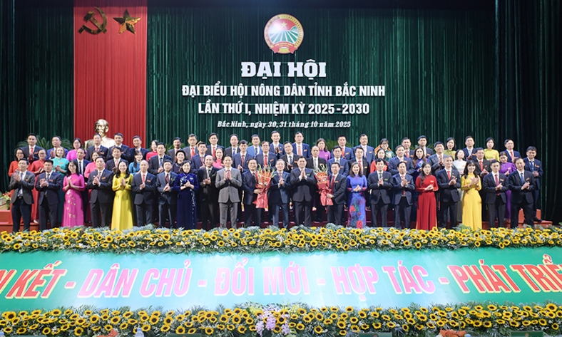  Đại hội Đại biểu Hội Nông dân tỉnh Bắc Ninh lần thứ I, nhiệm kỳ 2025-2030 thành công tốt đẹp