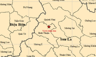 Động đất tại tỉnh Sơn La và thành phố Huế có độ lớn từ 3,6 đến 4