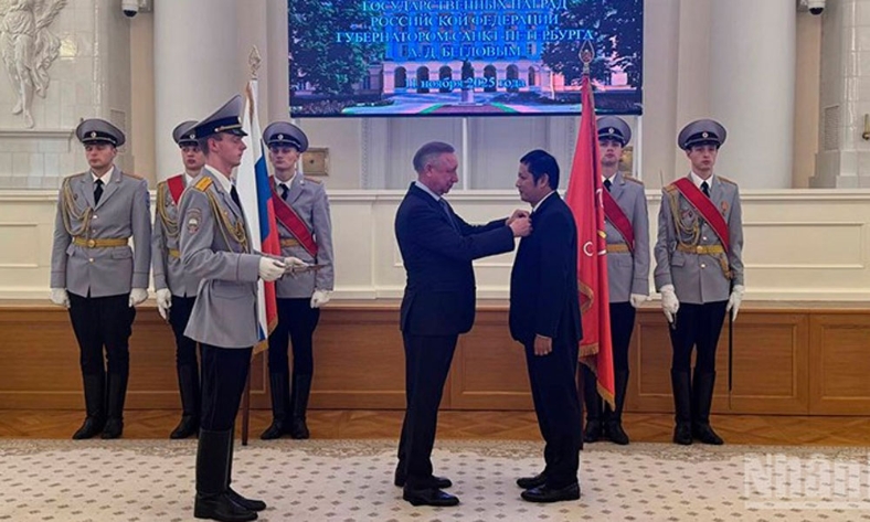  Thành phố Saint Petersburg vinh danh người Việt Nam có đóng góp đặc biệt trong hợp tác quốc tế