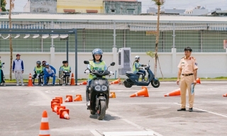Đề xuất thi bằng lái xe máy thêm sa hình tăng độ khó