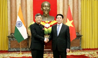 Chủ tịch nước Lương Cường tiếp Đại sứ các nước trình Quốc thư nhận nhiệm vụ tại Việt Nam