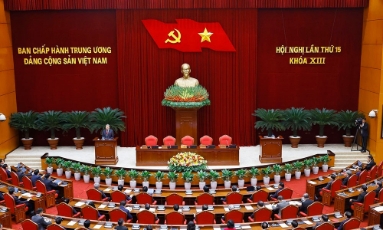  Bế mạc Hội nghị lần thứ 15 Ban Chấp hành Trung ương Đảng khóa XIII