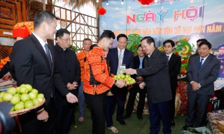 Chủ tịch UBND tỉnh Bắc Ninh Phạm Hoàng Sơn dự Ngày hội Văn hóa - Thể thao các dân tộc lần thứ nhất xã Đại Sơn