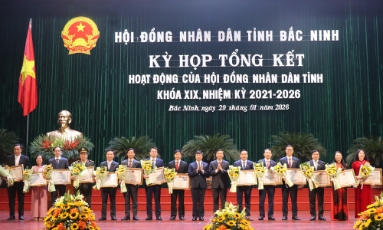  Tổng kết hoạt động của HĐND tỉnh Bắc Ninh khoá XIX, nhiệm kỳ 2021-2026