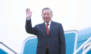 Tổng Bí thư Tô Lâm lên đường thăm cấp Nhà nước Vương quốc Campuchia