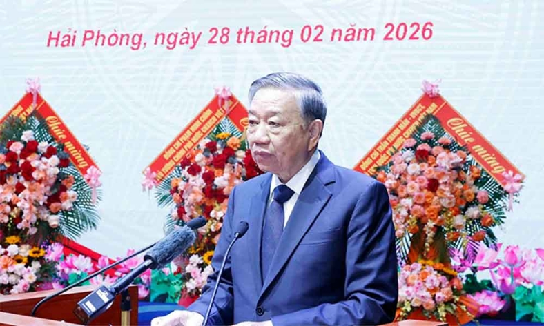  Phát biểu của Tổng Bí thư Tô Lâm tại Lễ đón nhận Danh hiệu Anh hùng Lực lượng Vũ trang Nhân dân của Quân chủng Hải quân