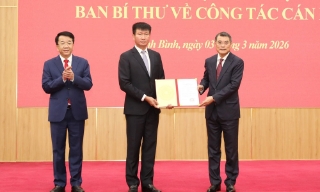 Đồng chí Trần Huy Tuấn giữ chức Bí thư Tỉnh ủy Ninh Bình