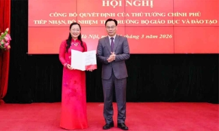Bộ Giáo dục và Đào tạo công bố quyết định bổ nhiệm Thứ trưởng Nguyễn Thị Quyên Thanh
