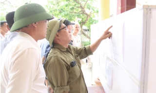 Niêm yết dự thảo phương án bồi thường đất ở cho 80 hộ dân thôn Tử Nê