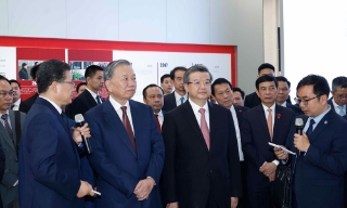 Tổng Bí thư, Chủ tịch nước Tô Lâm khảo sát tại Khu khởi động của thành phố Hùng An (Trung Quốc)