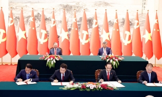 Lễ ký kết một số văn kiện hợp tác tiêu biểu giữa Việt Nam - Trung Quốc