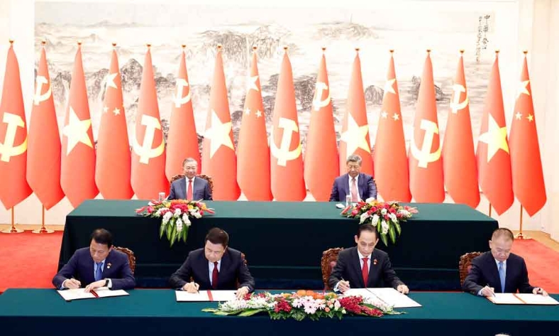  32 văn kiện hợp tác được ký kết trong chuyến thăm Trung Quốc của Tổng Bí thư, Chủ tịch nước Tô Lâm