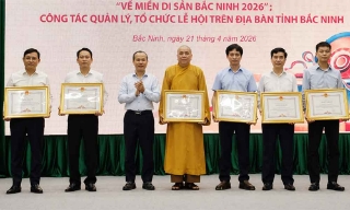 Lễ đón nhận Bằng của UNESCO và Festival "Về miền di sản Bắc Ninh 2026" thành công toàn diện