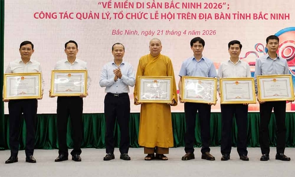 Lễ đón nhận Bằng của UNESCO và Festival "Về miền di sản Bắc Ninh 2026" thành công toàn diện
