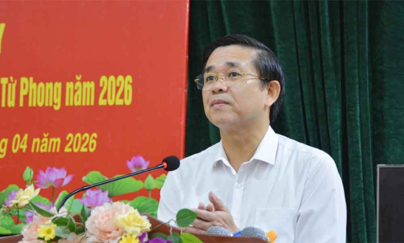   Bí thư Đảng ủy phường Bồng Lai gặp gỡ, tiếp xúc, đối thoại trực tiếp với Nhân dân tổ dân phố Từ Phong