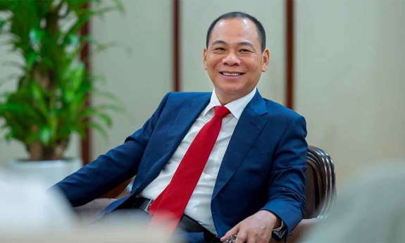 Sau 1 tuần, ông Phạm Nhật Vượng thêm 3,5 tỷ USD, tăng 9 bậc trong bảng xếp hạng