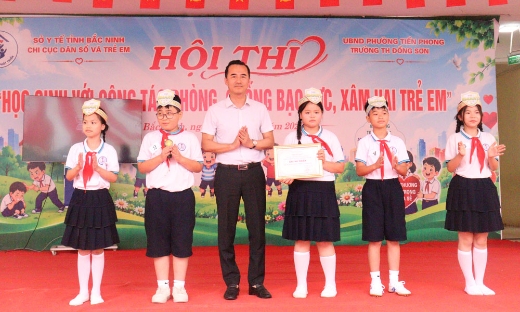 Bắc Ninh: Hội thi phòng chống bạo lực, xâm hại trẻ em thu hút đông đảo học sinh