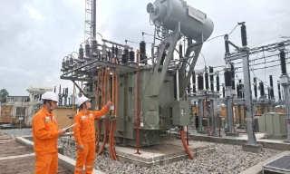 Bắc Ninh hoàn thành dự án lắp máy biến áp T2 Trạm biến áp 110kV Lục Ngạn 2