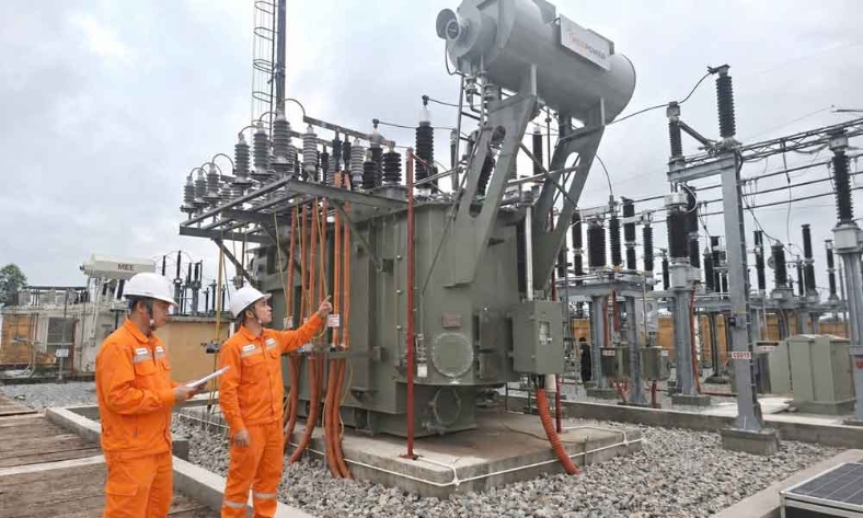  Bắc Ninh hoàn thành dự án lắp máy biến áp T2 Trạm biến áp 110kV Lục Ngạn 2