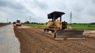 Bắc Ninh: Đường hơn 300 tỷ đồng tăng tốc thi công về đích tháng 9
