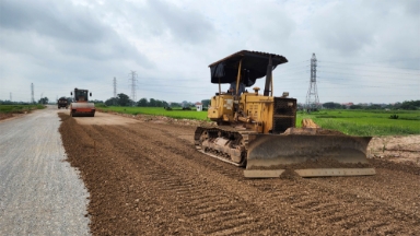  Bắc Ninh: Đường hơn 300 tỷ đồng tăng tốc thi công về đích tháng 9
