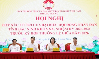 Đại biểu HĐND tỉnh Bắc Ninh tiếp xúc cử tri phường Quế Võ