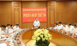 Thông báo Phiên họp thứ 30 của Ban Chỉ đạo Trung ương về phòng chống tham nhũng, lãng phí, tiêu cực