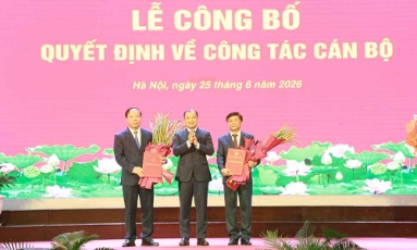 Phó Giáo sư, Tiến sĩ Phạm Minh Sơn được bổ nhiệm lại chức Giám đốc Học viện Báo chí và Tuyên truyền