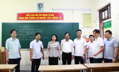  HĐND tỉnh Bắc Ninh khảo sát thực trạng trường chuẩn quốc gia tại xã Đại Đồng