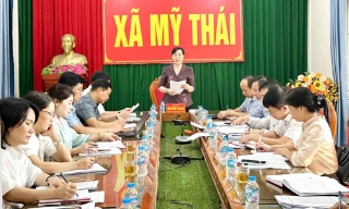 Giám sát việc thực hiện dân chủ ở cơ sở gắn với trách nhiệm của người đứng đầu tại xã Mỹ Thái