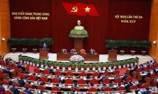 Thông cáo báo chí về ngày làm việc thứ hai Hội nghị Trung ương 3 khóa XIV