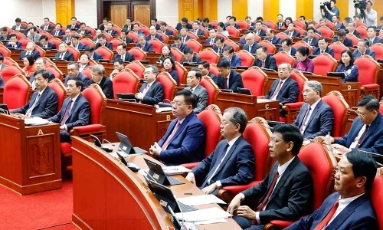  Thông cáo báo chí về ngày làm việc thứ tư Hội nghị lần thứ ba Ban Chấp hành Trung ương Đảng khóa XIV