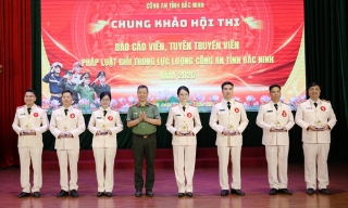 Công an tỉnh Bắc Ninh tổ chức Vòng chung khảo Hội thi Báo cáo viên, tuyên truyền viên pháp luật giỏi năm 2026