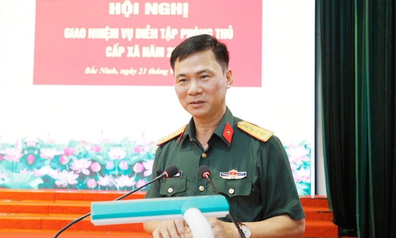  Bắc Ninh giao nhiệm vụ diễn tập chiến đấu phòng thủ cấp xã năm 2026