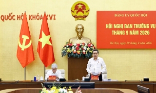 Chủ tịch Quốc hội Trần Thanh Mẫn chủ trì Hội nghị Ban Thường vụ Đảng ủy Quốc hội