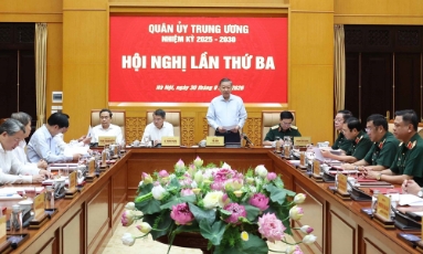  Tổng Bí thư, Chủ tịch nước Tô Lâm chủ trì Hội nghị Quân ủy Trung ương lần thứ Ba nhiệm kỳ 2025 – 2030