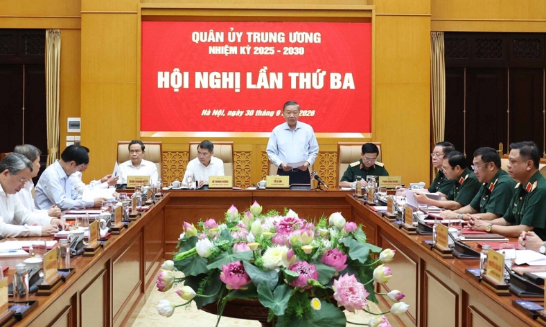  Tổng Bí thư, Chủ tịch nước Tô Lâm chủ trì Hội nghị Quân ủy Trung ương lần thứ Ba nhiệm kỳ 2025 – 2030