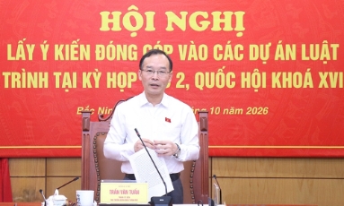  Đoàn đại biểu Quốc hội thành phố Bắc Ninh lấy ý kiến đóng góp vào một số dự án luật