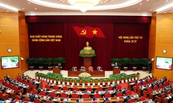 Bộ Chính trị, Ban Bí thư tổ chức Hội nghị quán triệt và triển khai thực hiện Nghị quyết Trung ương 4 khóa XIV