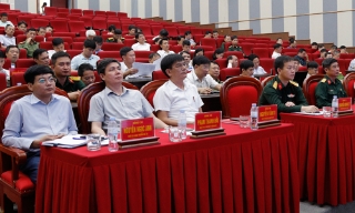 Bắc Ninh: Bồi dưỡng diễn tập chiến đấu phòng thủ cụm số 5